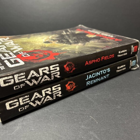 Lot Of 2 Gears Of War Aspho Fields / Jacinto’s Remnant By Karen Traviss SC US - Picture 4 of 16